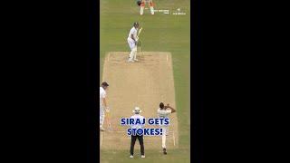 Siraj arrives in Leeds! Sends the English captain Stokes packing!  | #ENGvIND