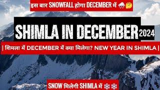 Shimla in December | snowfall in shimla | snow | Hotel | Budget | kufri