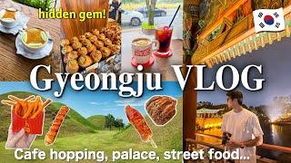 KOREA VLOG 2 days in Gyeongju｜Street food, cafe hopping, Donggung Palace what to eat in Gyeongju