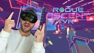 Futuristic VR Game ROGUE ASCENT Turns Your Hands into Lethal Weapons! | Meta Quest Gameplay