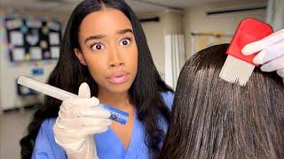 ASMR School Nurse Lice Check Role-play (You’re Infested!!) 🪲 Lice Check Removal ASMR