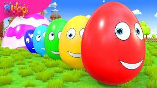 Surprise Eggs Kids Song | BluLoo Nursery Rhymes & Kids Songs