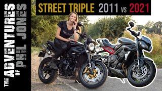 Street triple 2011 vs 2021 Ten years apart, how do they compare?