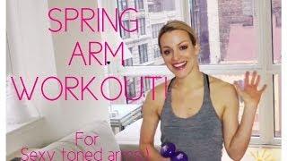 BEST ARM WORKOUT, for spring!!  Tight, toned triceps, biceps, sexy shoulders, tank top arms