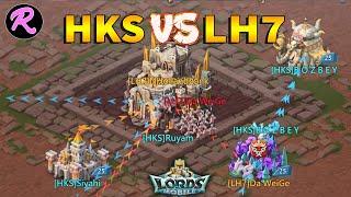 Lords Mobile Dragon Arena LH7 vs HKS | Ruyam vs Da Weige vs HopeSign