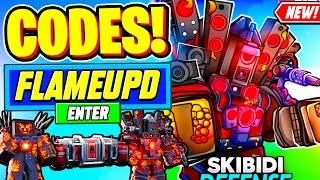 ️New️ ALL WORKING FIRE UPDATE CODES For Skibidi Tower Defense - Roblox Skibidi Tower Defense Codes