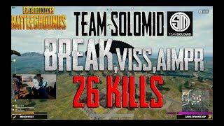 [TSM] Break, Viss, aimPR [26 kills] PUBG TOP-1