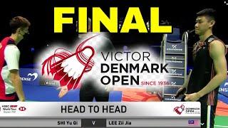 FINAL! Lee Zii Jia vs Shi Yuqi Denmark Open badminton FANTASTIC MATCH (Throwback)