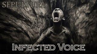 Infected Voice by Sepultura - lyrics as images generated by an AI