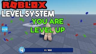 How to make a LEVEL SYSTEM in ROBLOX | Roblox Studio