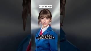 If Taylor Swift was your Flight Attendant ️ #taylorswift #1989taylorsversion #popmusic #swifties