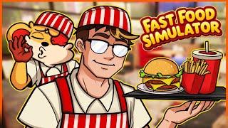 I OPENED UP A FAST FOOD BUISNESS!!! [FAST FOOD SIMULATOR] w/ Kyle