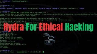 Hydra - Kali Linux Tool Tutorial for Beginners