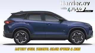 Tata Harrier EV Variants & Colour Options - Booking Details - Battery & Power Specs Explained