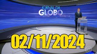 GLOBO AO VIVO (HD) AGORA HOJE 02/11/2024 NO RANCHO FUNDO -ELAS POR ELAS - JORNAL NACIONAL - RENASCER