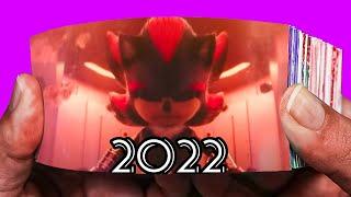 Evolution of Shadow The Hedgehog Flipbook