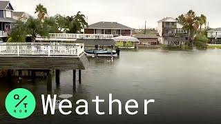 Texas Sees Coastal Flooding, High Tide as Tropical Storm Beta Nears Landfall