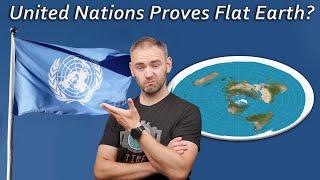 Why is the UN Logo a flat Earth?