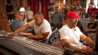 Timbaland, Jaycen Joshua and Dave Pensado producing a track at Studios La Fabrique