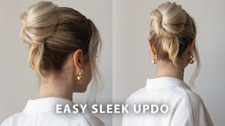 60 Second Sleek Updo Tutorial ️