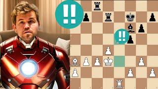 Magnus Carlsen Falls Into A Mind Blowing Sacrifice