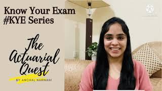 KYE Series- CM1 | Know Your Exams- IFoA | The Actuarial Quest By Anchal Narwani