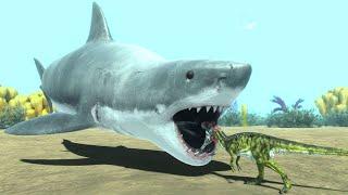 Great White Shark Vs All Unit► Animal Revolt Battle Simulator
