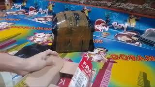 Unboxing paket diskonan Shopee dan Lazada termurah