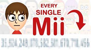 How Many Miis Could Ever Possibly Be Made?