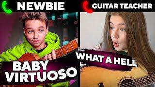 VIRTUOSO Pretends to be a BEGINNER to Guitar Lessons #3