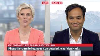 Mein n-tv Interview zur Apple Vision Pro