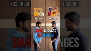 Small Changes | Big Results | #fitness #food #nutrition #healthy