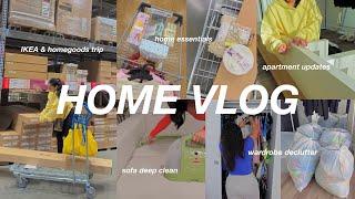 PRODUCTIVE HOME VLOG  huge wardrobe declutter *motivation* NEW furniture & decor, deep clean 2024