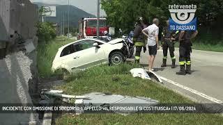 INCIDENTE CON OMISSIONE DI SOCCORSO, L'APPELLO: «IL RESPONSABILE SI COSTITUISCA» | 17/06/2024