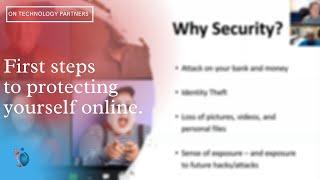 First Steps for Protecting Yourself Online.