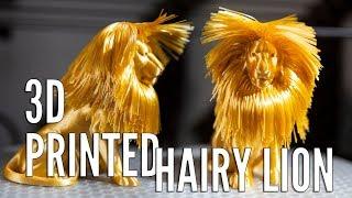 Hairy Lion | 3D Print Time Lapse