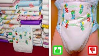 PERFECT Pampers clone for adults? ABU Super Dry Kids with 2 adhesives tried out