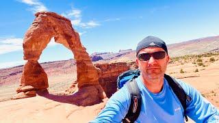 Arches National Park. Utah. Walk with me along the trail. ASMR