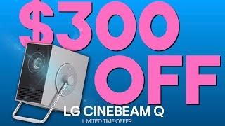 LG Cinebeam Q 4K Projector Incredible Deal