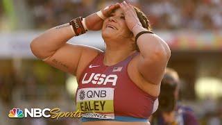 Chase Ealey becomes FIRST EVER American woman to win shot put World title | NBC Sports