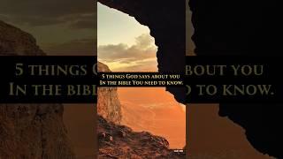 5 Things God Says About You In The Bible That You Should Definitely Know..️ #shorts #GodsWill