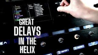 The Great Helix Delays - which ones work for me?