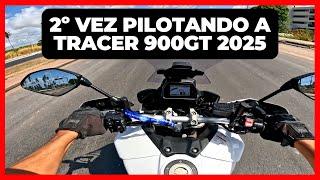 YAMAHA TRACER 900GT 2025 - TESTANDO O MODO DE PILOTAGEM  "A" E O "STAND" (QUAL A DIFERENÇA ? ) - 4K