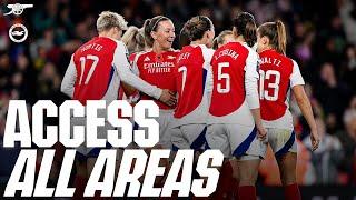 ACCESS ALL AREAS | Arsenal vs Brighton (5-0) | 5 goals, Hurtig scores, behind the scenes & more!