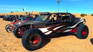 WILD CRASH AT GLAMIS DIRTBIKE RIDEOUT New Years 2025 | DIRT BIKE DIARIES EP.258