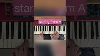 A vs Amaj7 #jazzpiano #piano #pianotutorial #jazzlessons