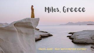 Milos in 4K: Exploring Greece’s Dreamiest Island | Travel Vlog