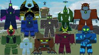 Roblox Omini X All Recalibrated Aliens Showcase!