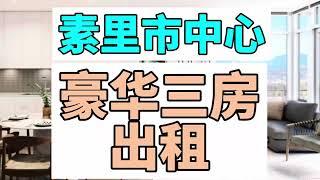 三素里豪华三房公寓出租 | 明亮、宽敞、现代化生活