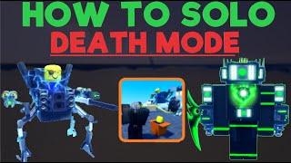 How to easily solo DEATH MODE IN SBSD | super box siege defense